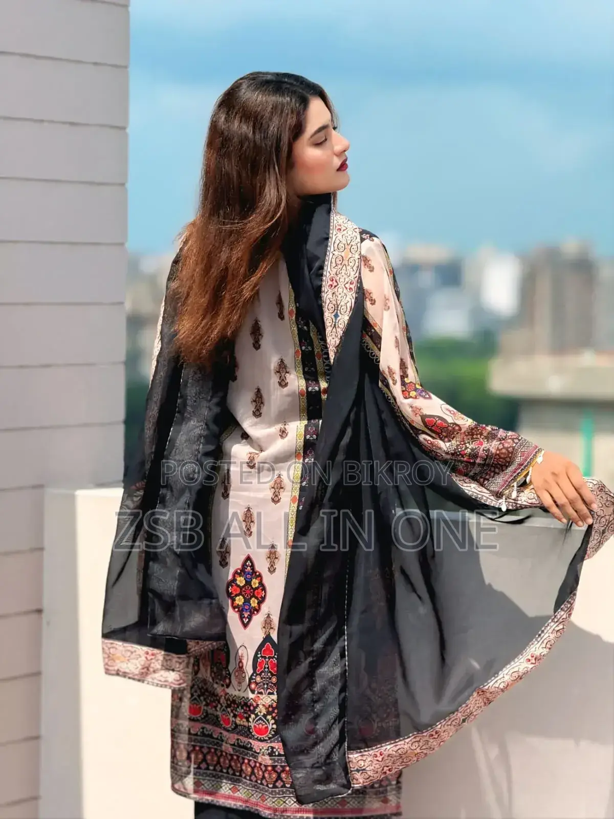 Georgette Readymade Three Piece MGF