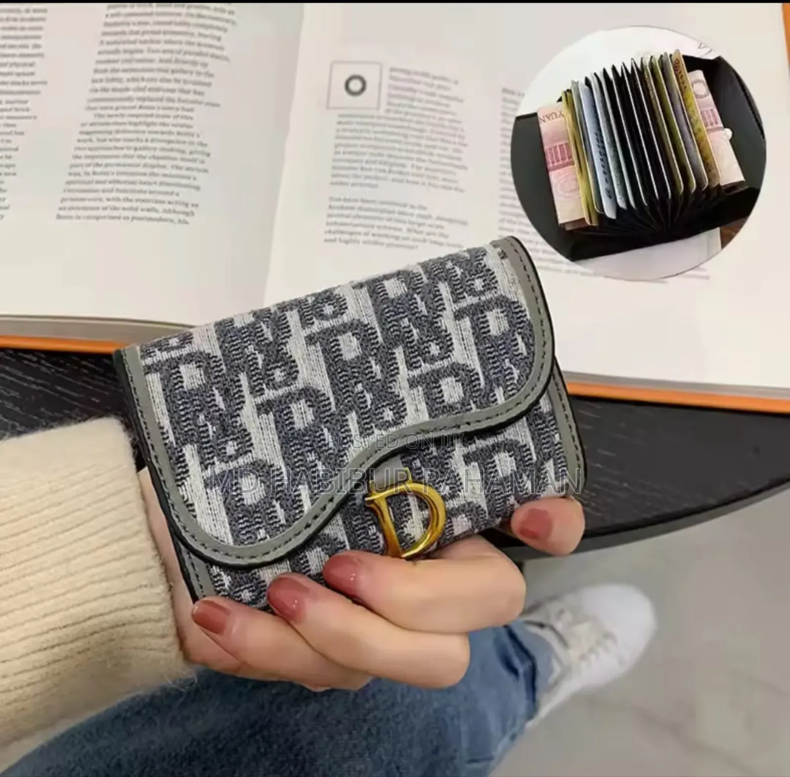 Short Wallet Women's Long Foldin