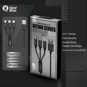 Remax Gition Rc-131th 3 in 1 Charging Cable