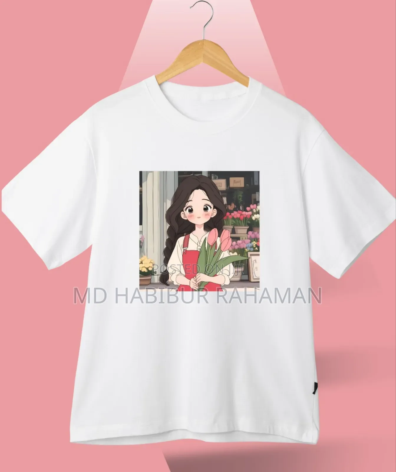 Ladies Premium Full Cotton Half Sleeve T-Shirt