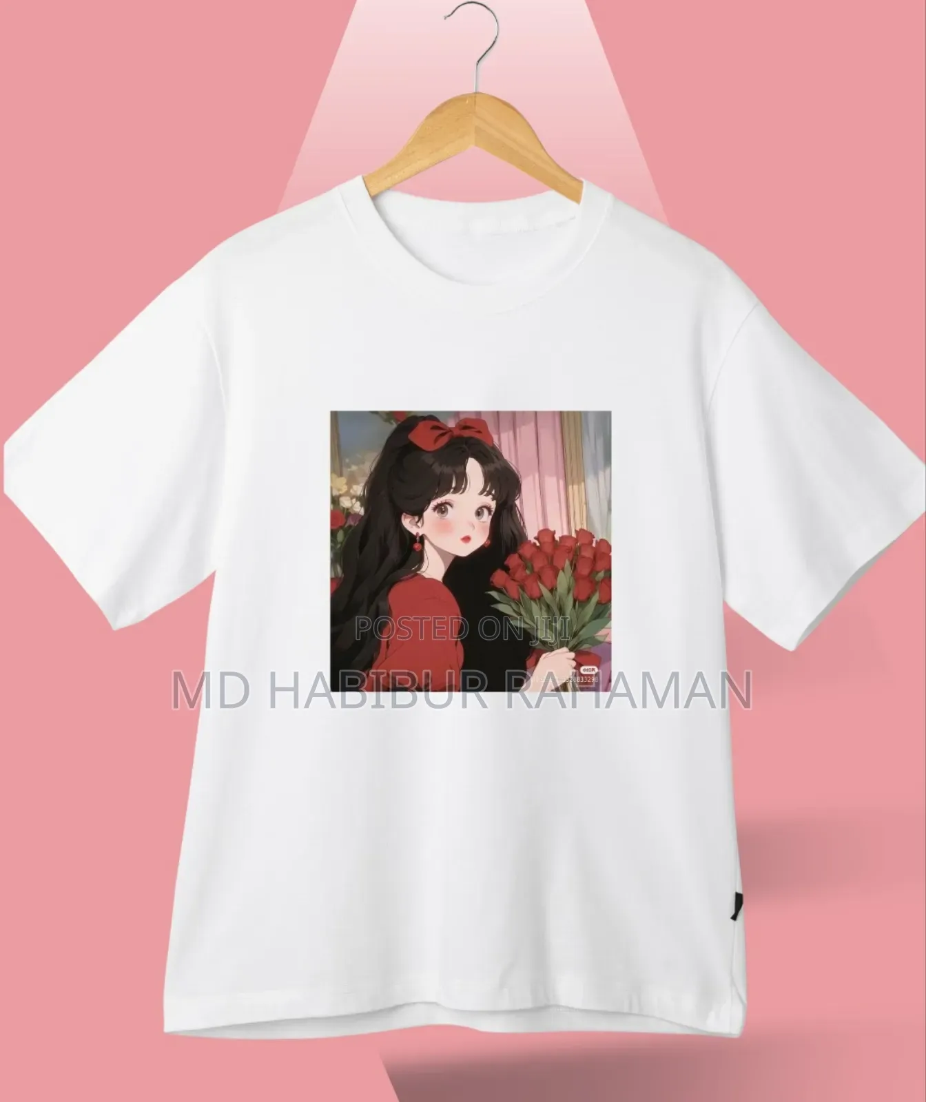 Ladies Premium Full Cotton Half Sleeve T-Shirt