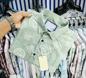 Pure Cotton Half Sleeve Print Shirt for Men's