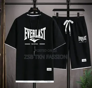 Photo - Combo Half T-Shirt and 3 Quarter Pants for Man