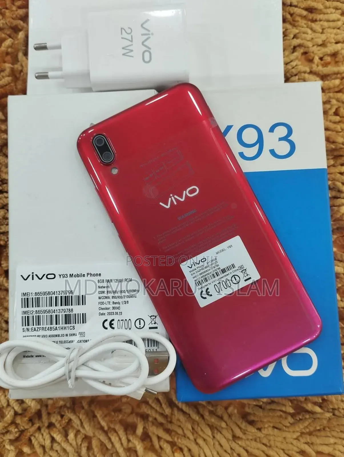New Vivo Y93 128 GB