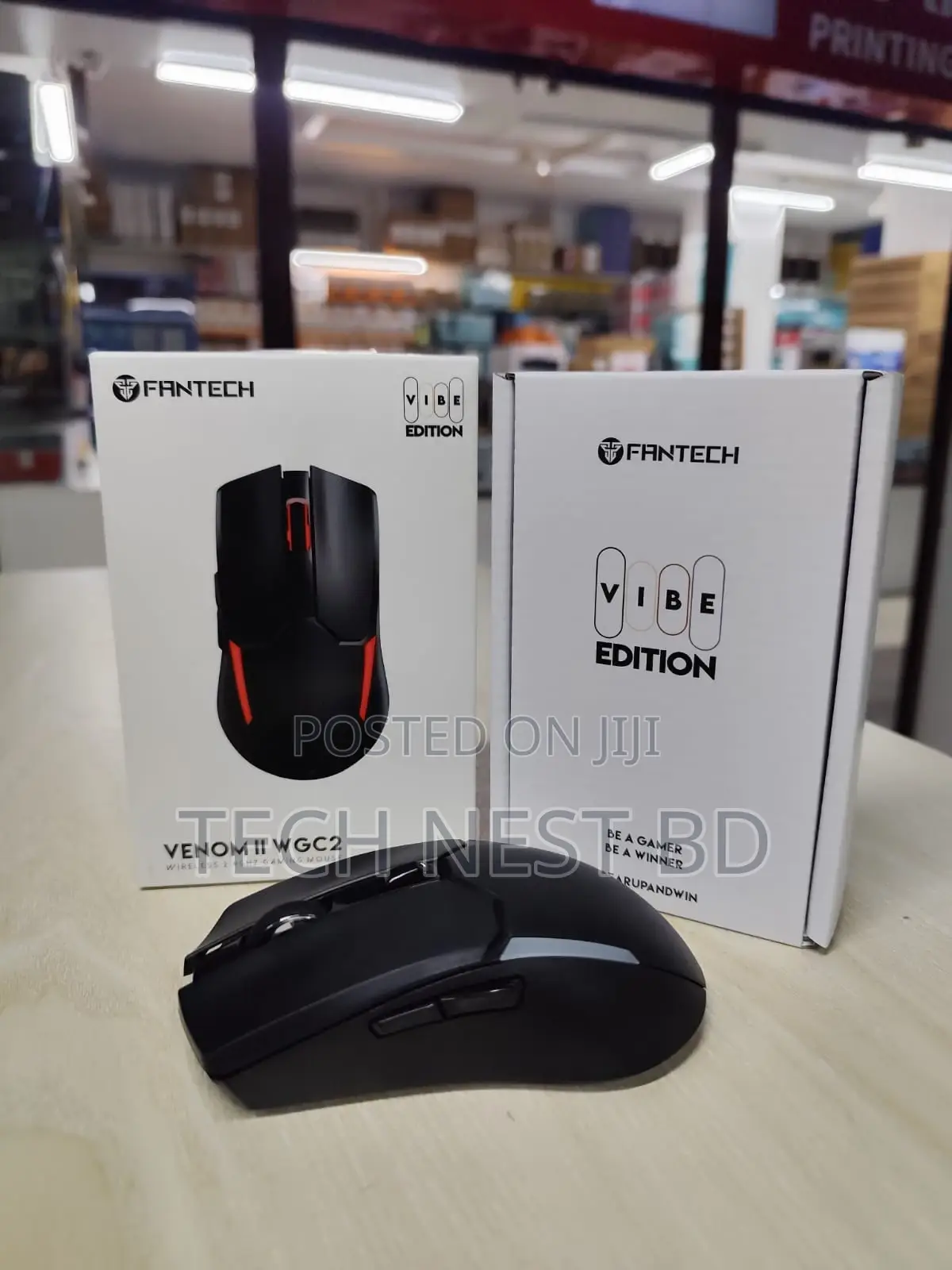 Fantech Venom Ii Wgc2 Black Wireless Gaming Mouse