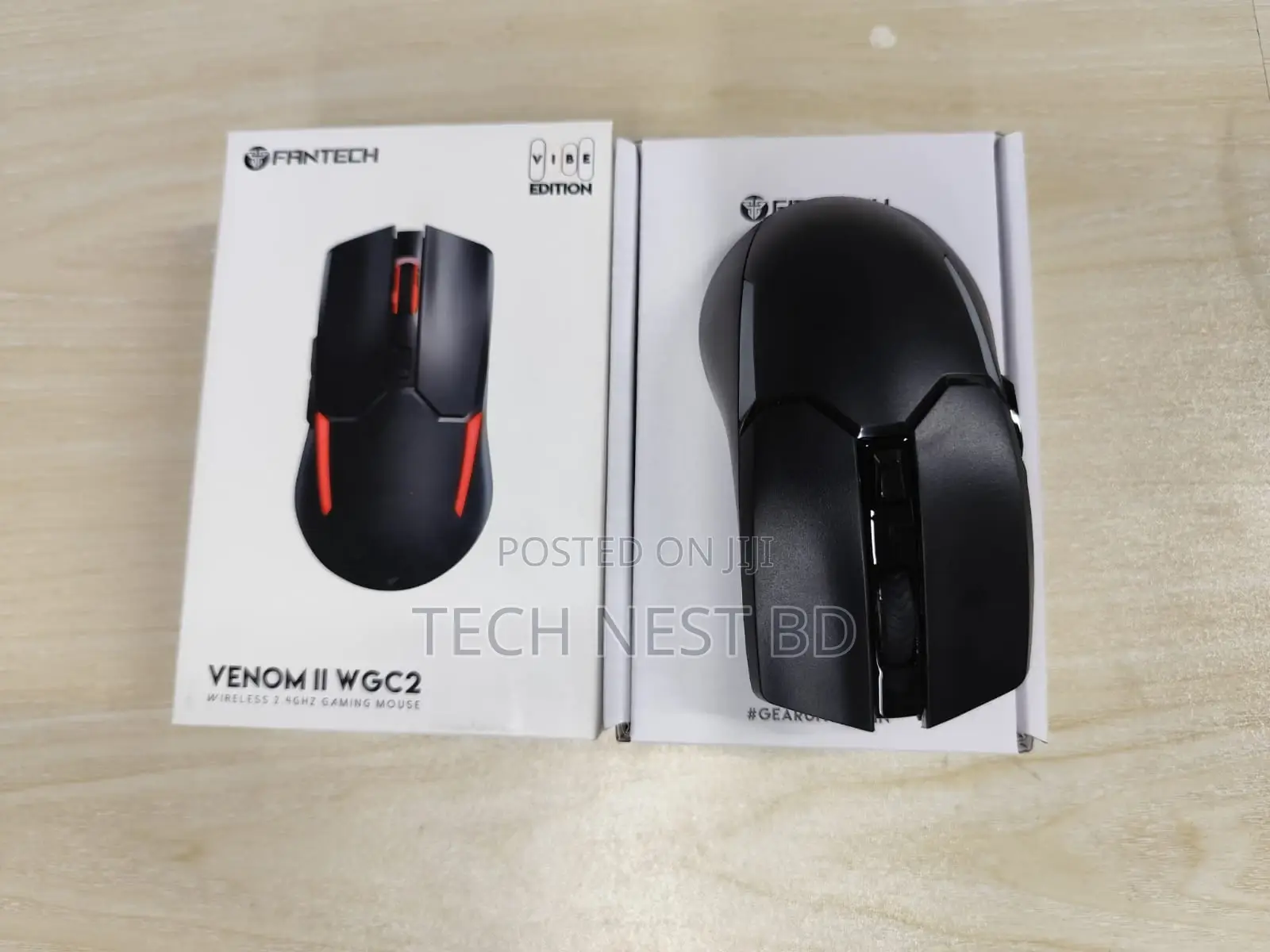 Fantech Venom Ii Wgc2 Black Wireless Gaming Mouse