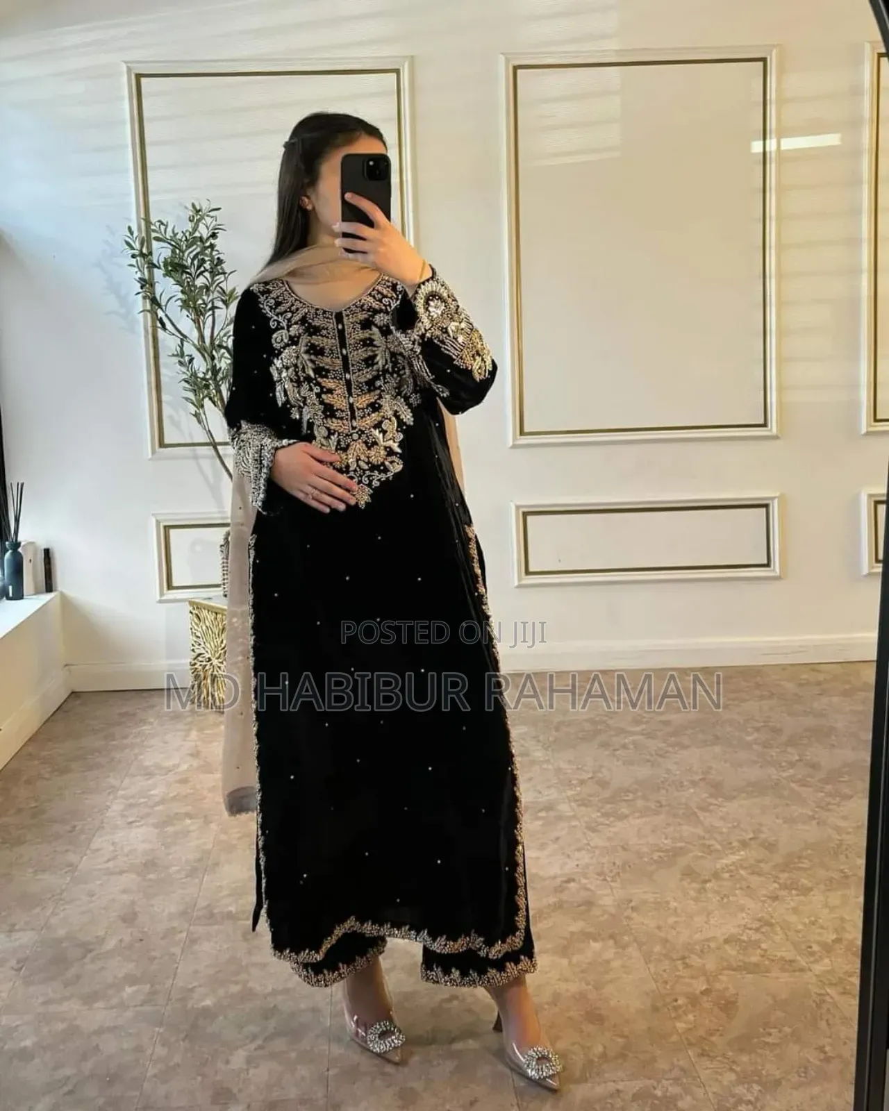 Sequence Organza Ac Three Piece