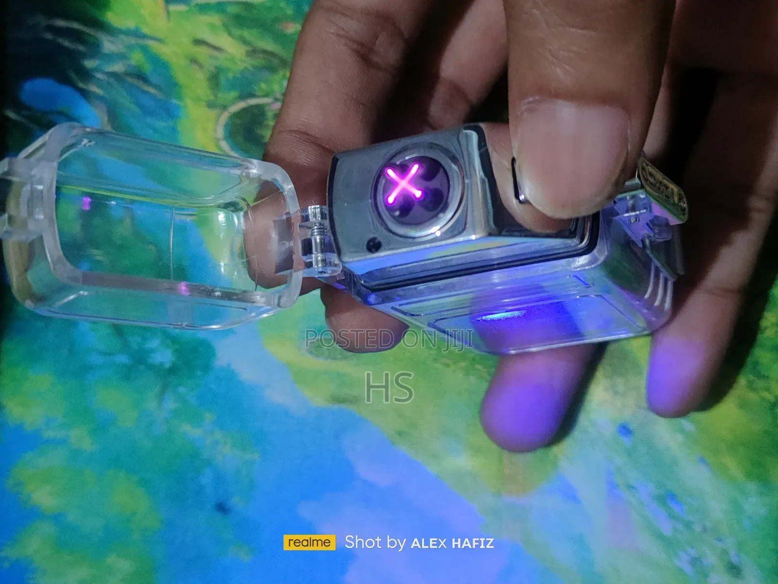 Electric Arc Plasma Lighter With Flashlight