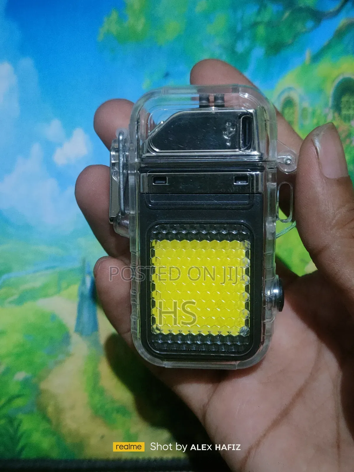 Electric Arc Plasma Lighter With Flashlight