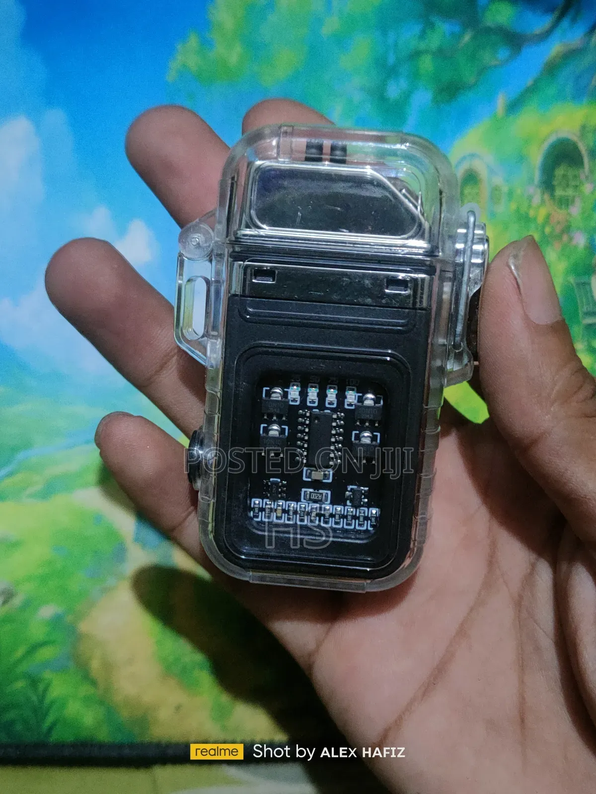 Electric Arc Plasma Lighter With Flashlight