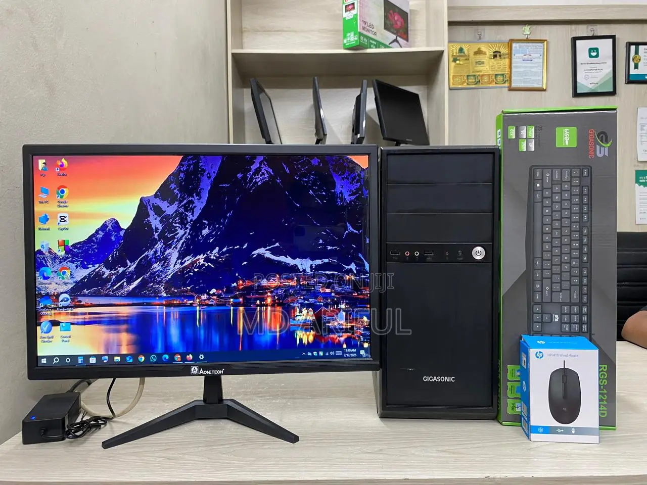 Desktop Computer 8GB Intel Core I3 SSD 128GB