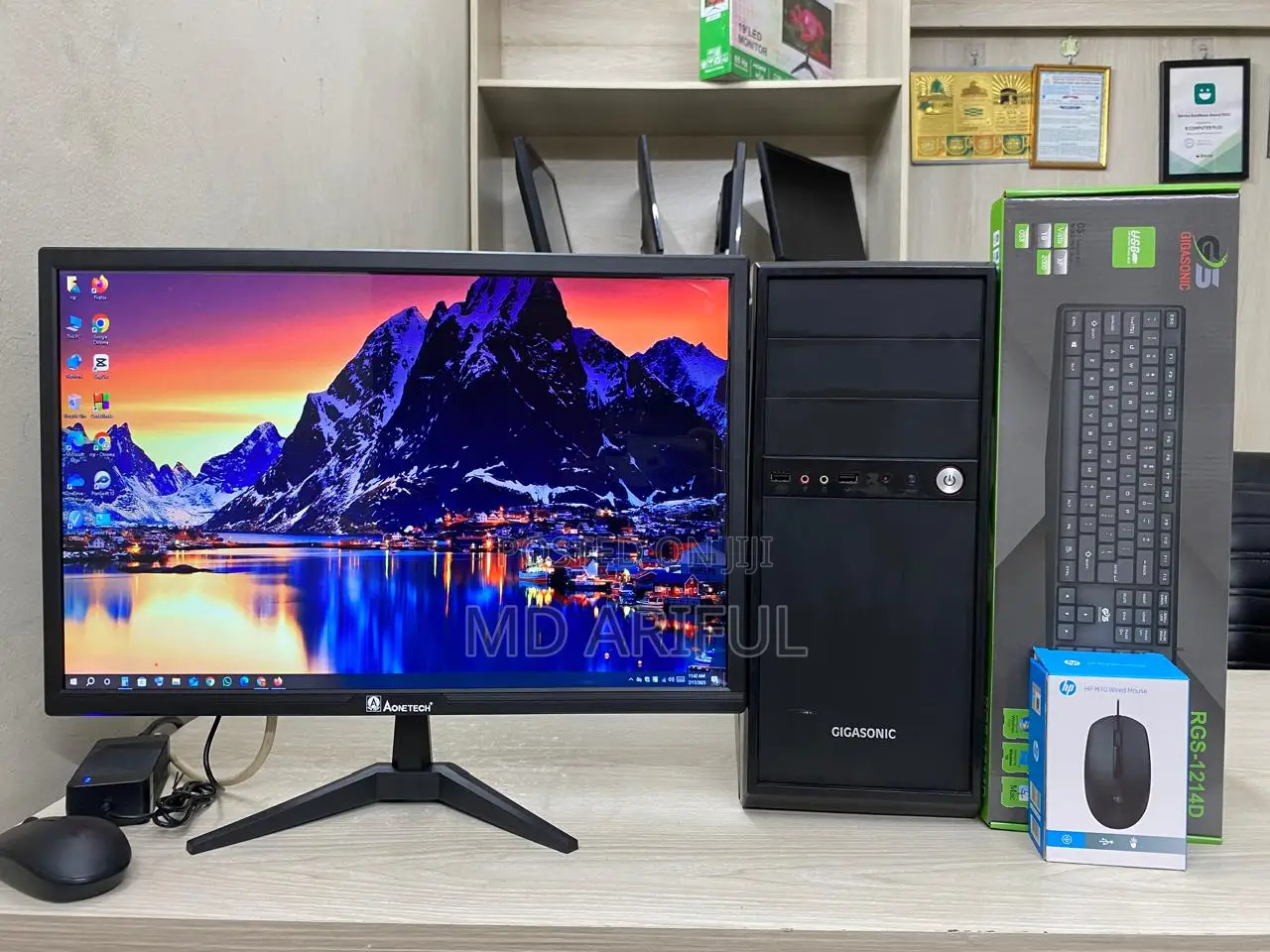 Desktop Computer 8GB Intel Core I3 SSD 128GB