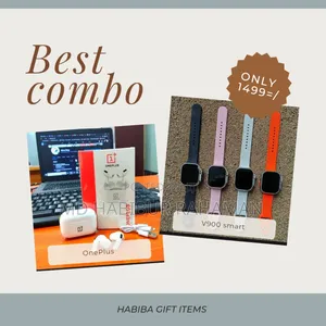 Combo Pack T 9 Smart Watch and Oneplus