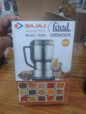 Bajaj Multifunctional Stainless Steel Food Grainder 600 W