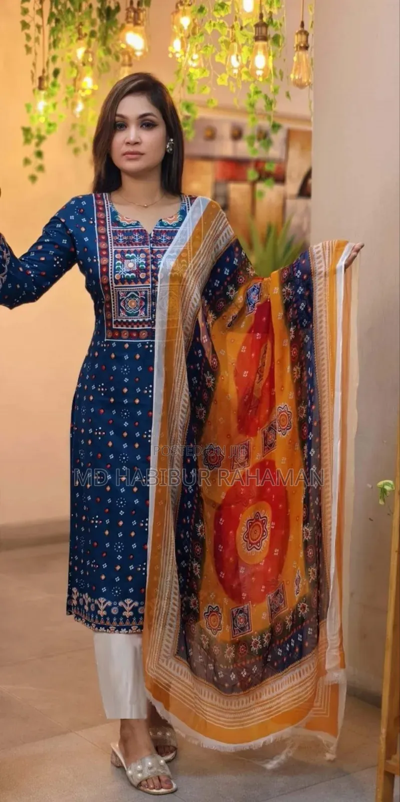 Skin Print Stone Work Three Piece
মেটারিয়ালস