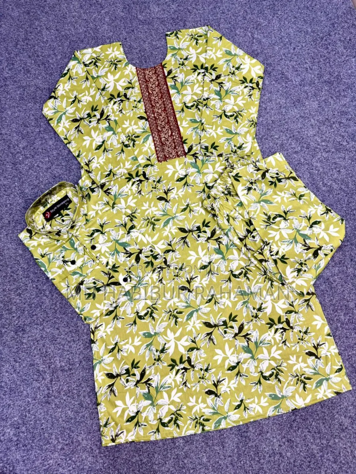 Shirt Three Piece Couple Set
ম্যাচিং জামা+পায়জামা+শট