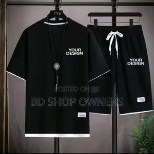 Mash T-Shirt and Short Pant Set Fabrics: Mash