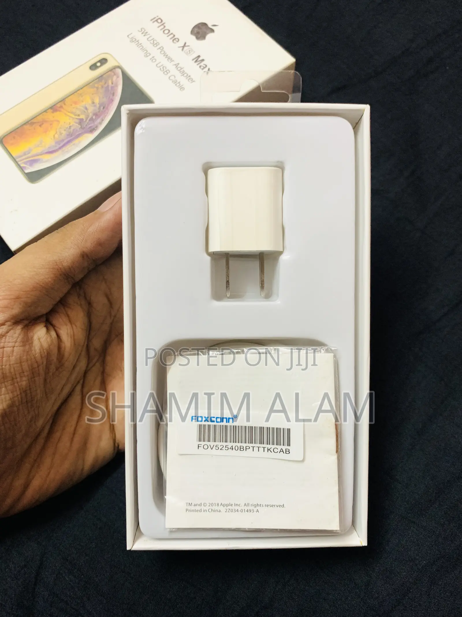 iPhone Xs Max Power Adapter Cable Full Box