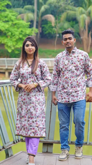 Premium Shirt Three Piece Couple Set