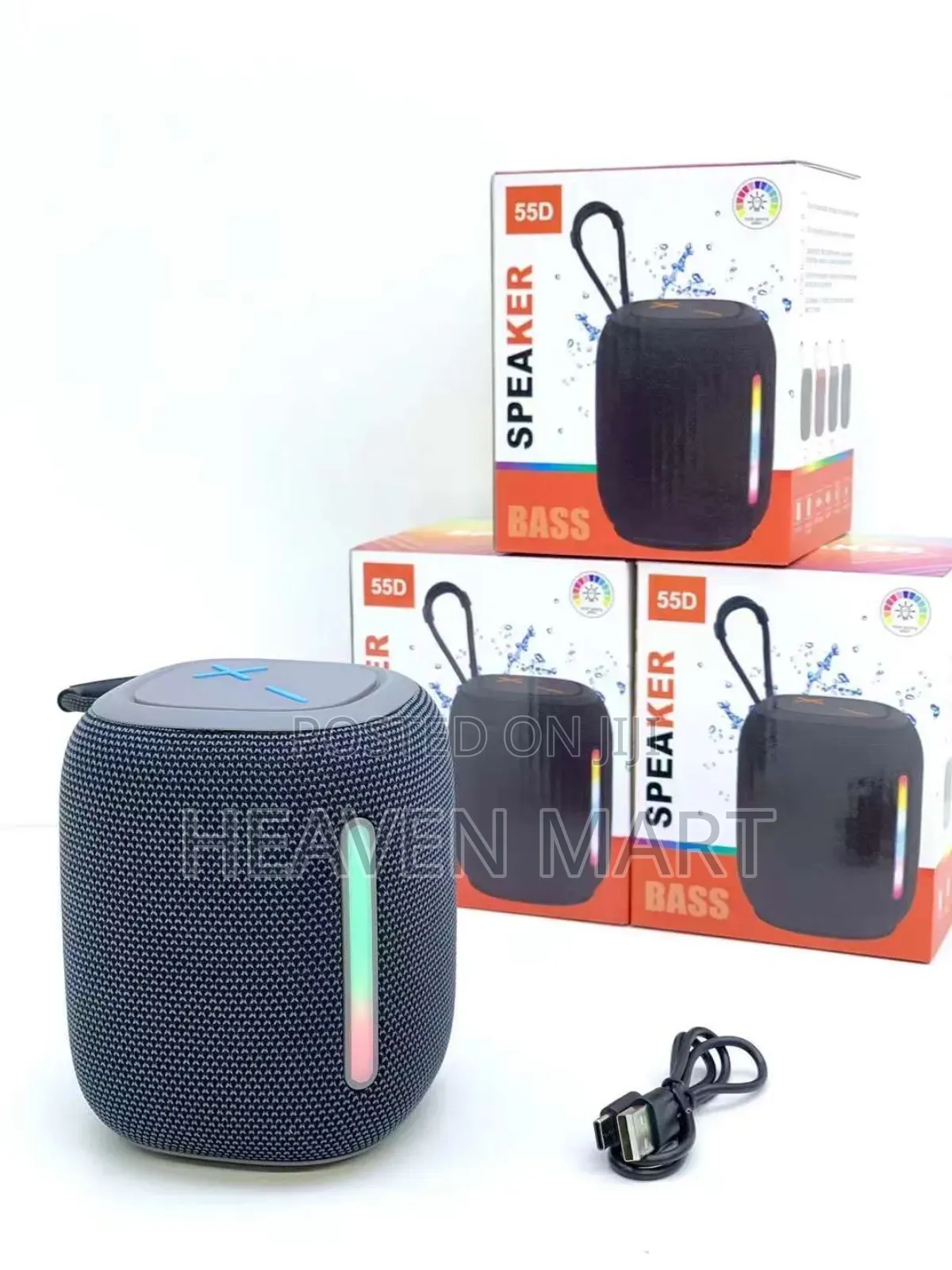 Bs-55d Portable High-Quality Wireless Bt Speaker