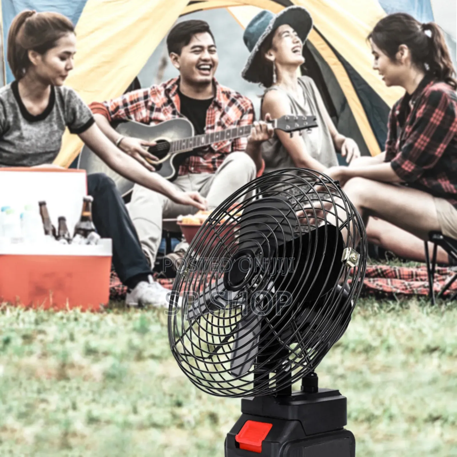 Powerful Metal Electric Fan With 18v 20v Li-Ion Battery