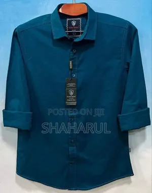 Solied Colour Cotton Shirt