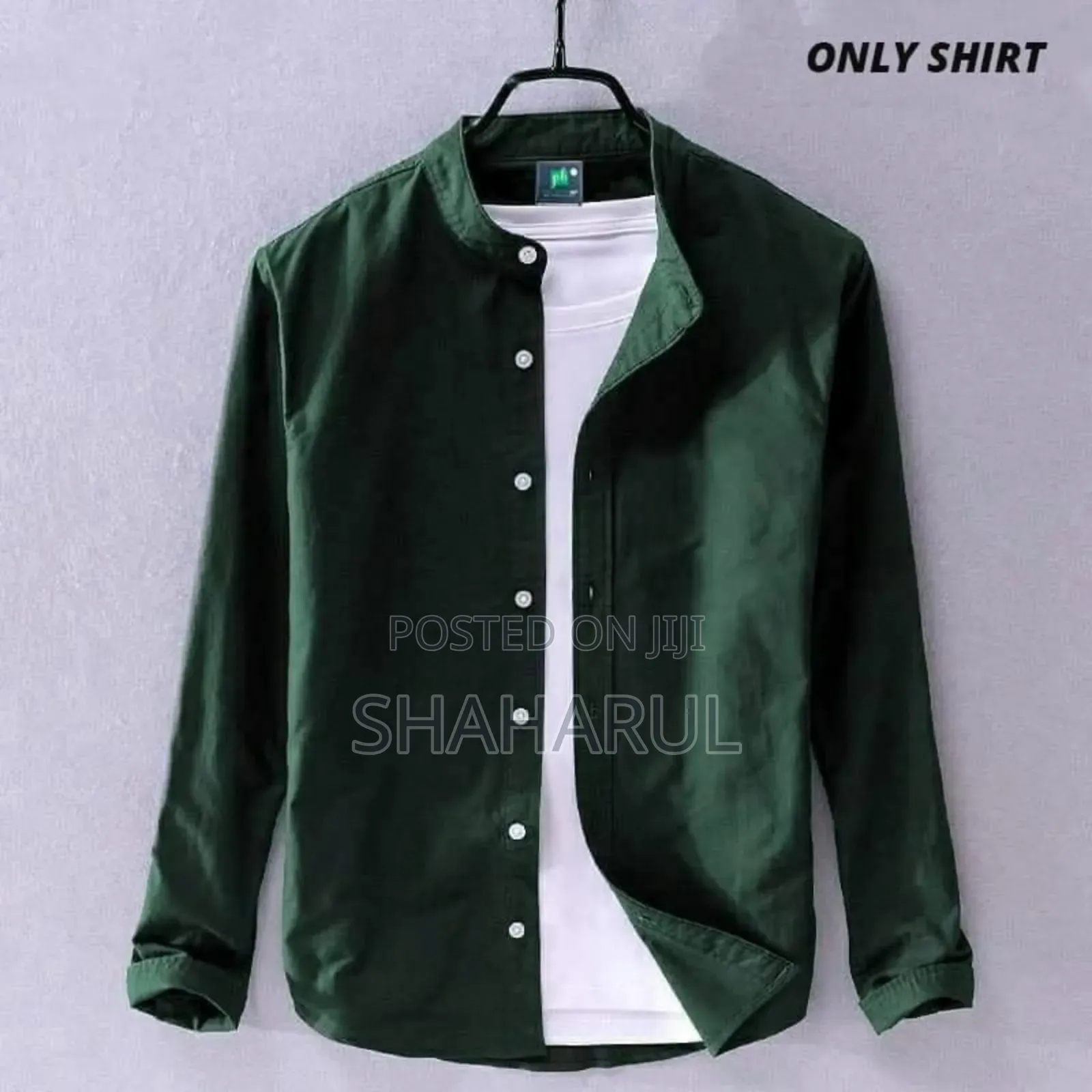 Solied Colour Cotton Shirt