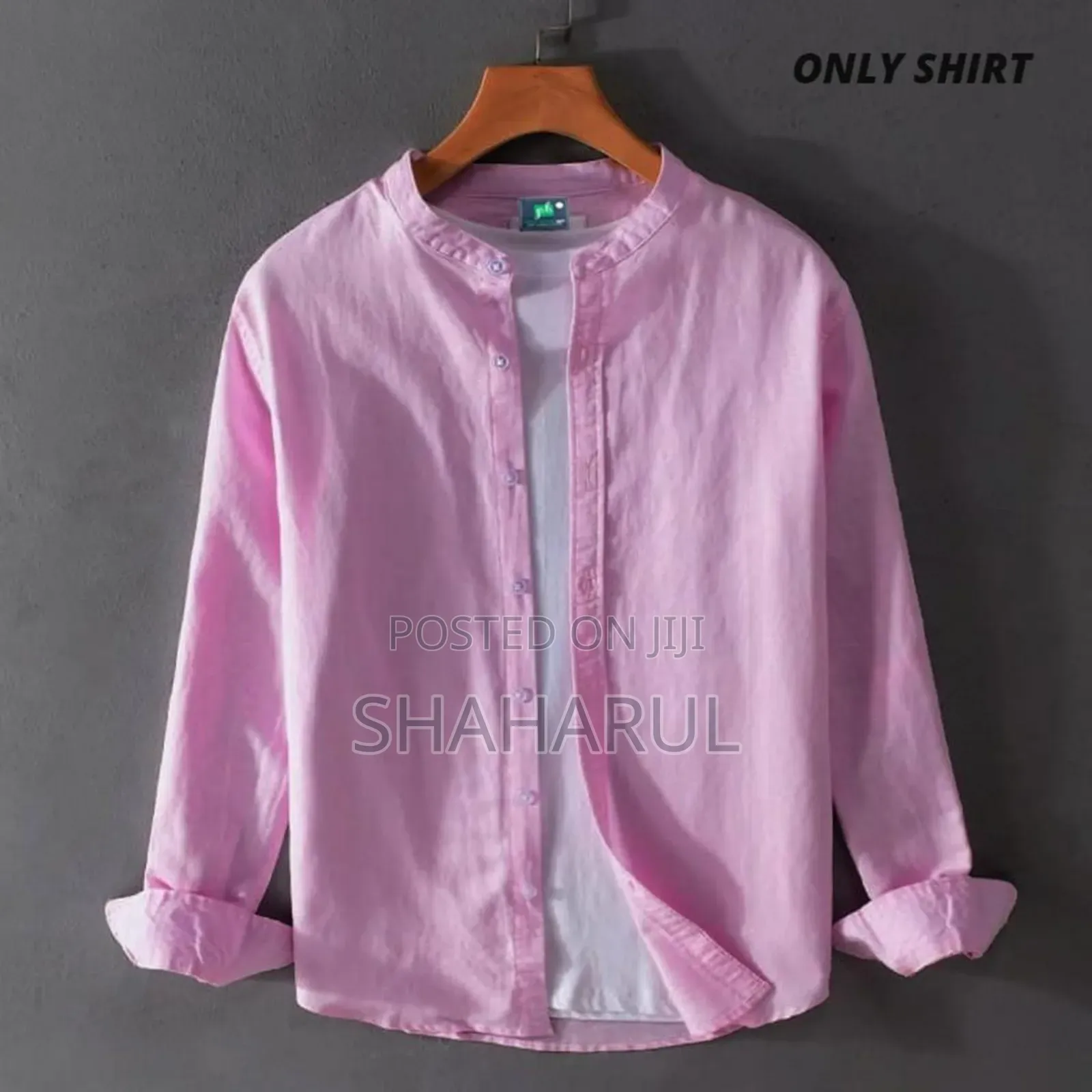 Solied Colour Cotton Shirt