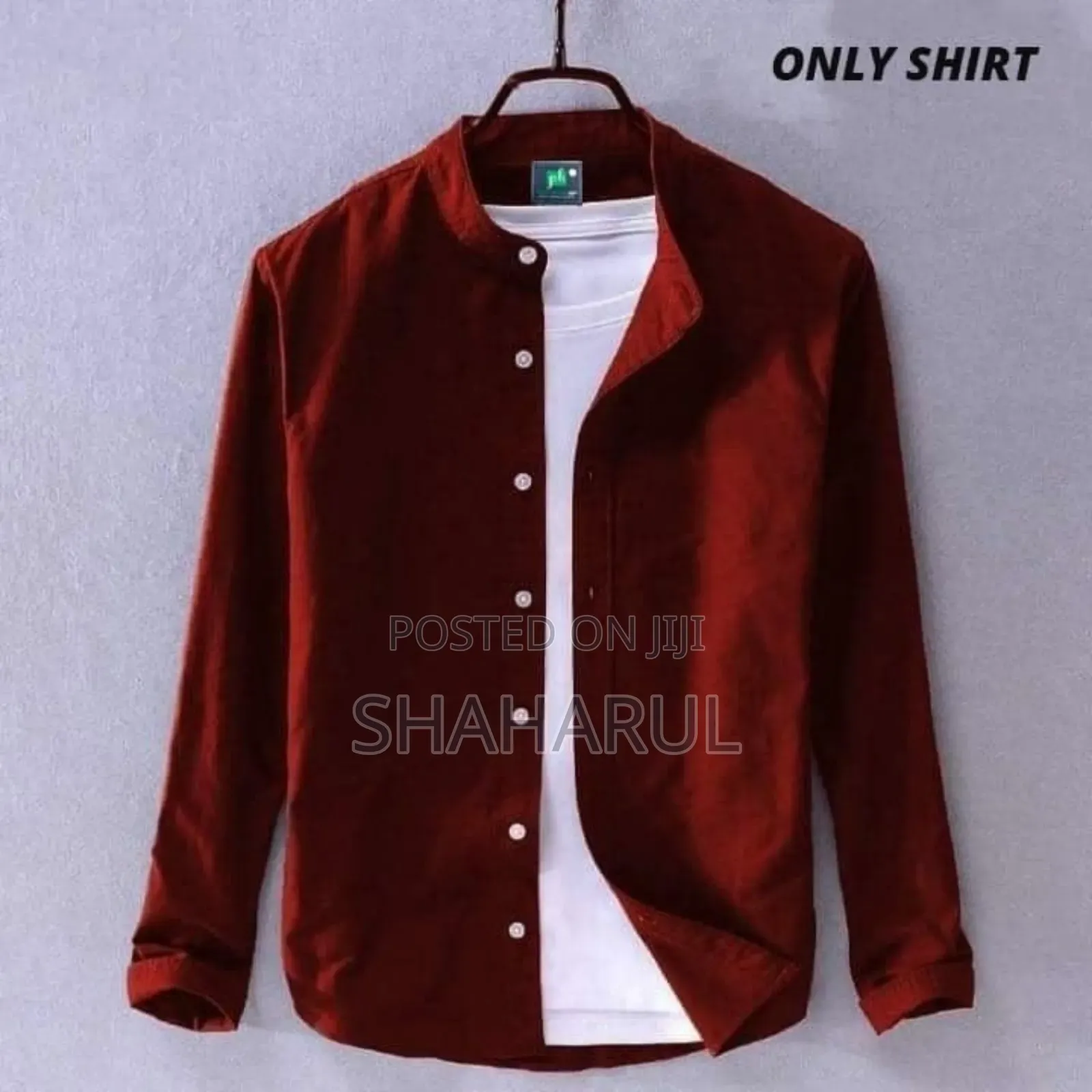 Solied Colour Cotton Shirt