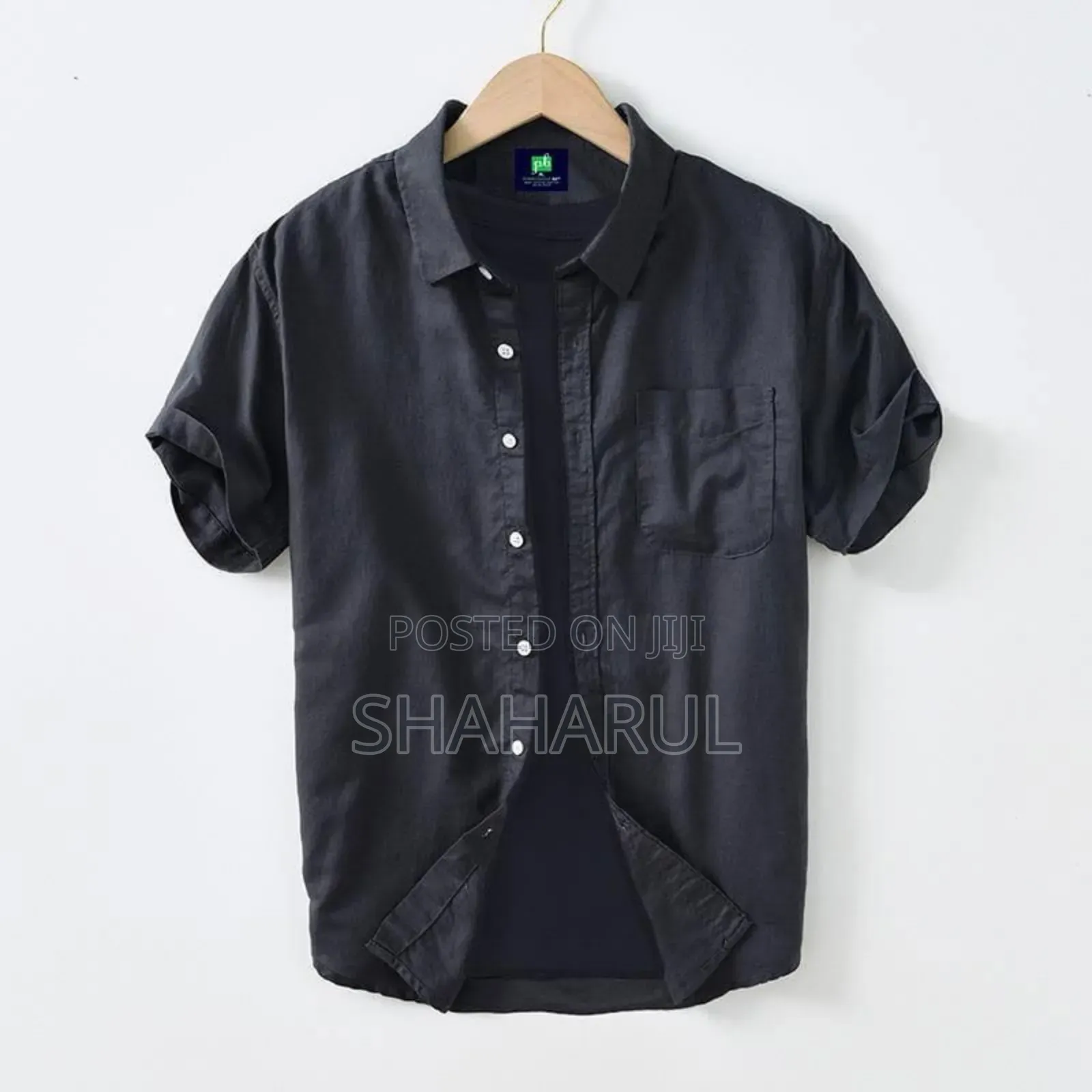 Solied Colour Cotton Shirt