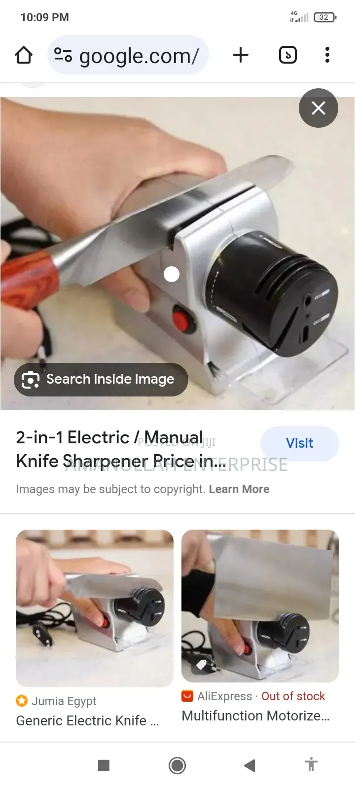 Motorized Knife Sharper.