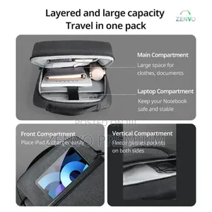 Ugreen Lp664 15.6-Inch Laptop Backpack B02 – Grey