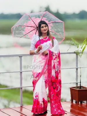 Chanderi Silk Digital Print Sharee