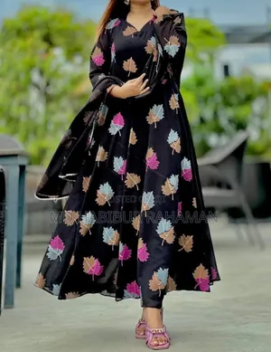 Black Gown Dress (3pis)