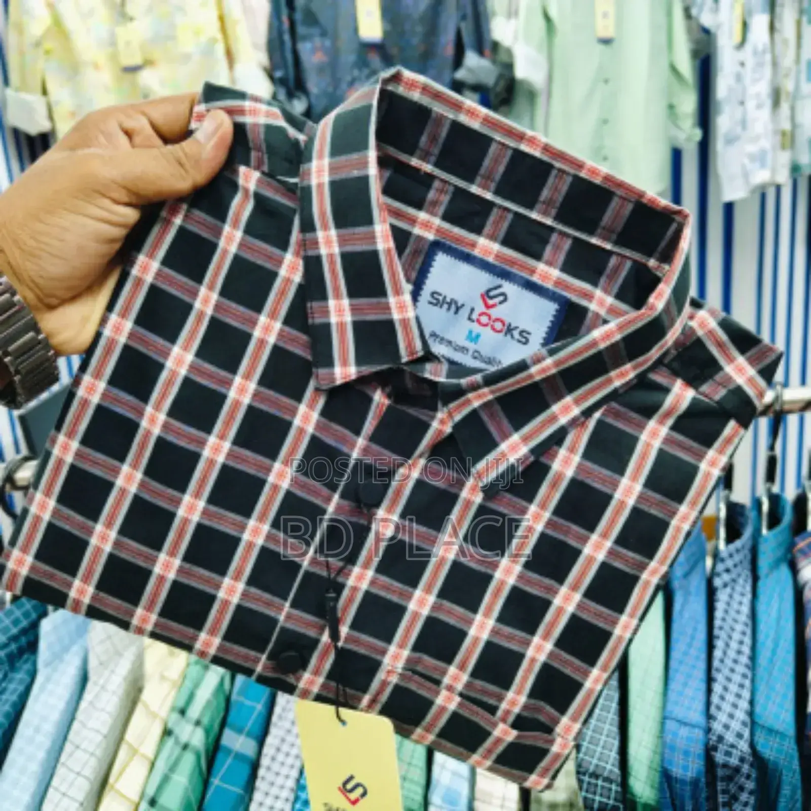 Premium Garments Cotton Half Sleeve Shirt