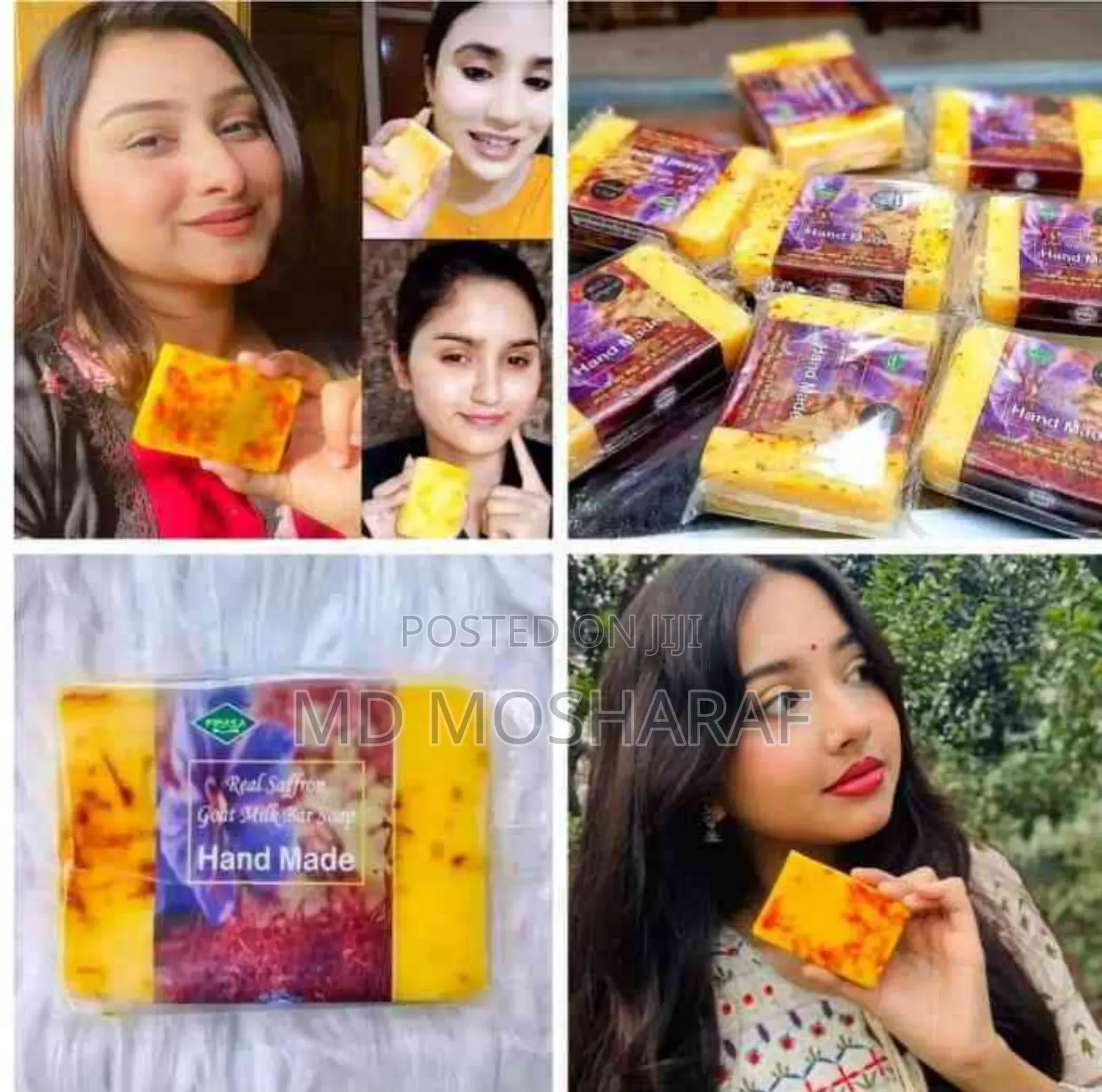 Saffron Goatmilk Soap- Hand Made