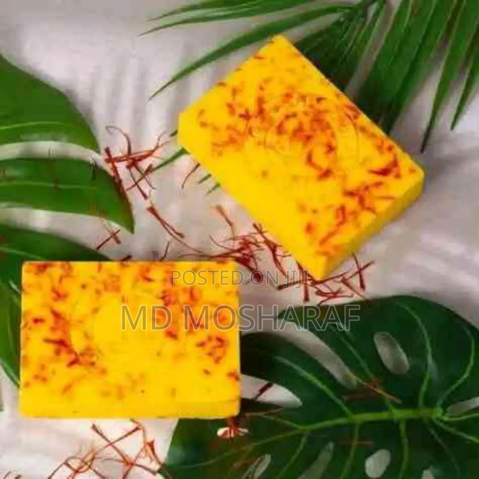 Saffron Goatmilk Soap- Hand Made