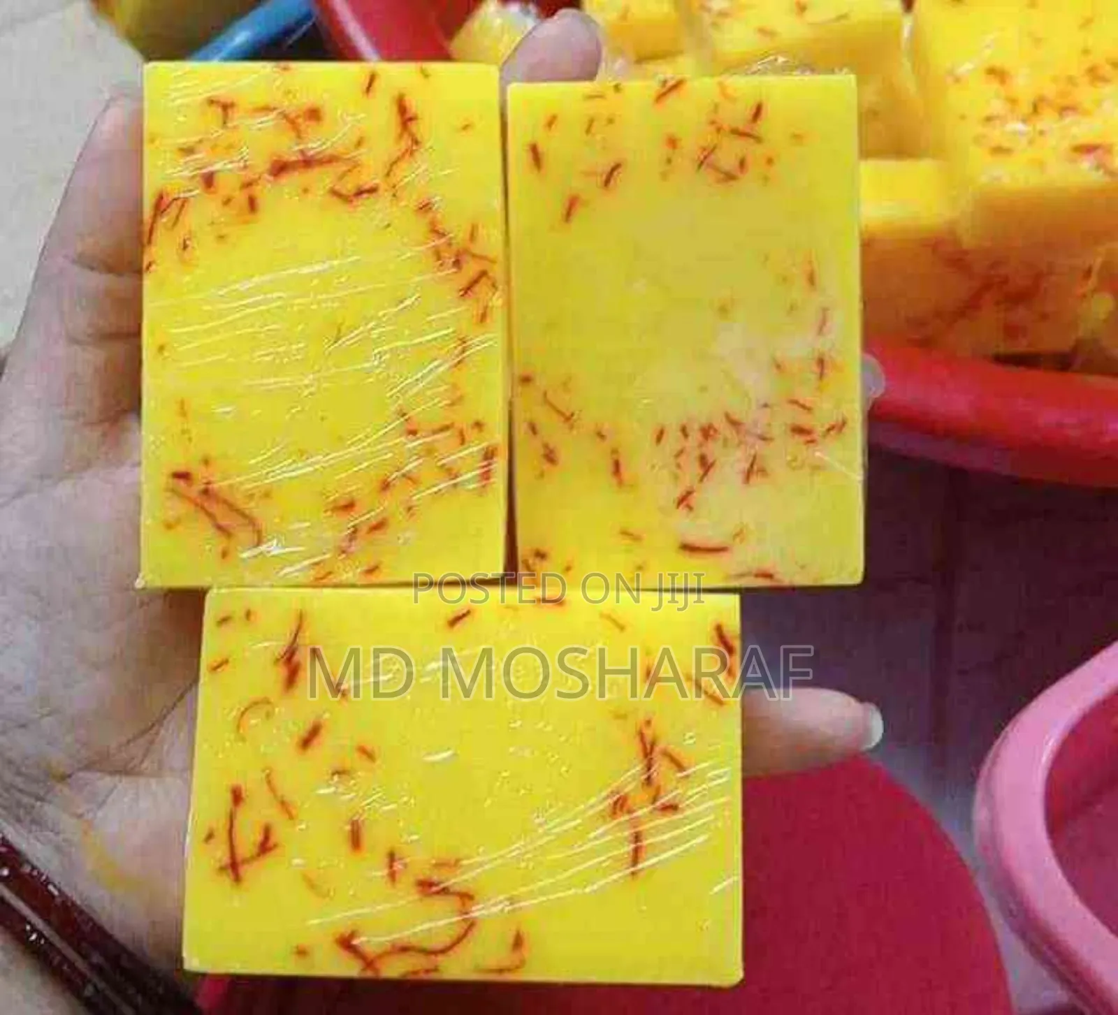 Saffron Goatmilk Soap- Hand Made