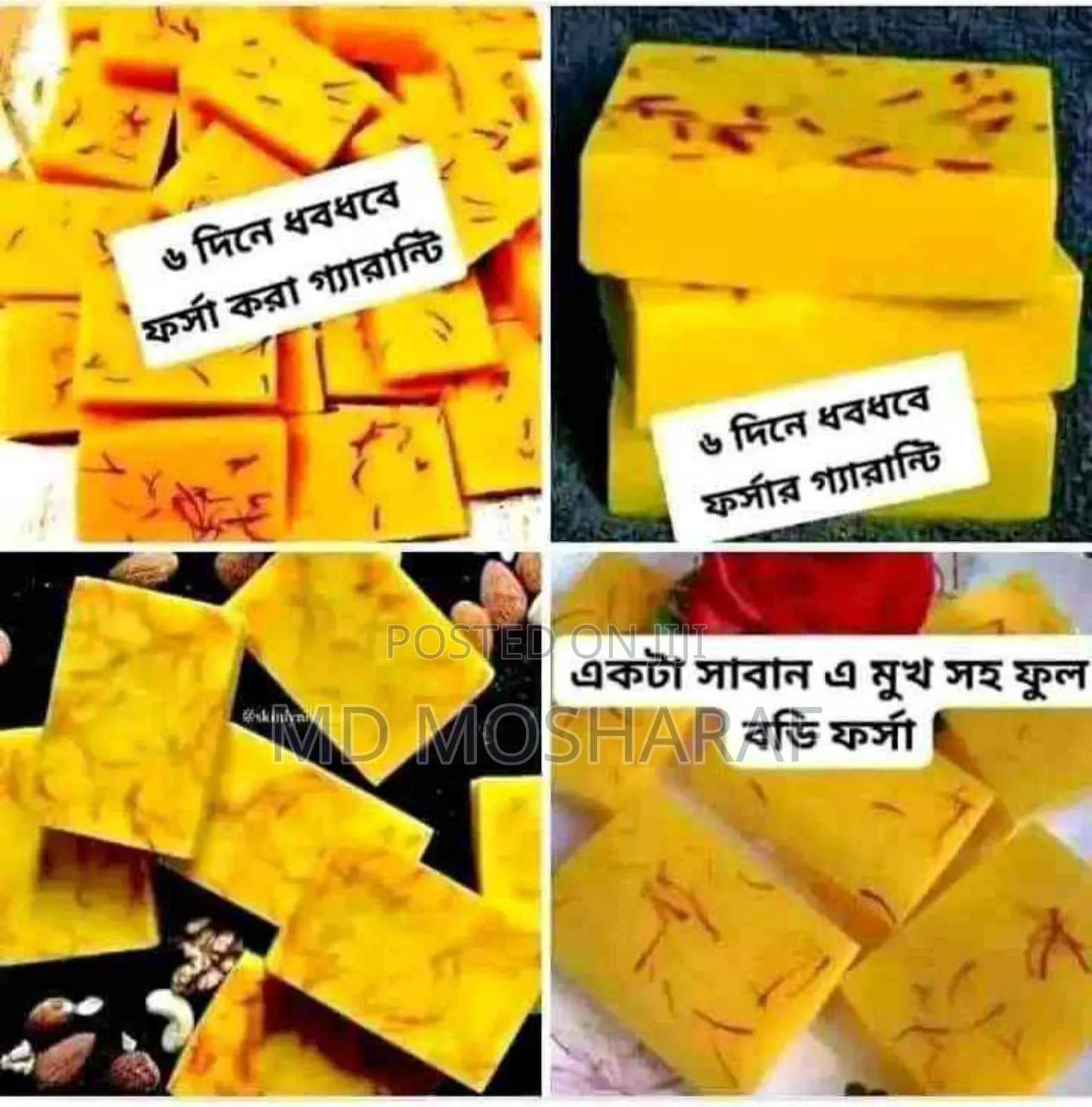 Saffron Goatmilk Soap- Hand Made