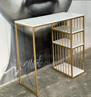 Photo - Metal and Wood Table
