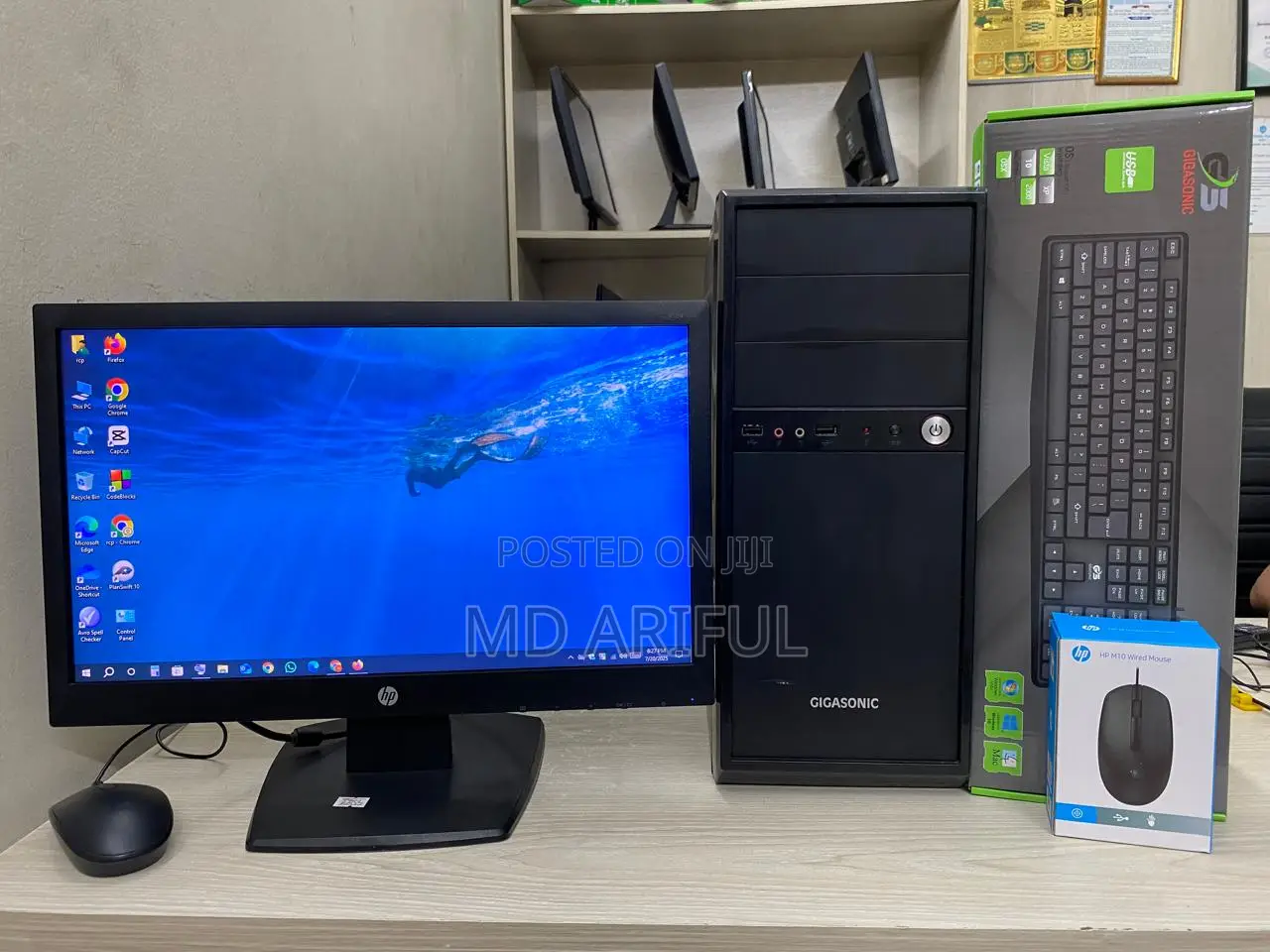 Desktop Computer 4GB Intel Core I3 SSD 128GB