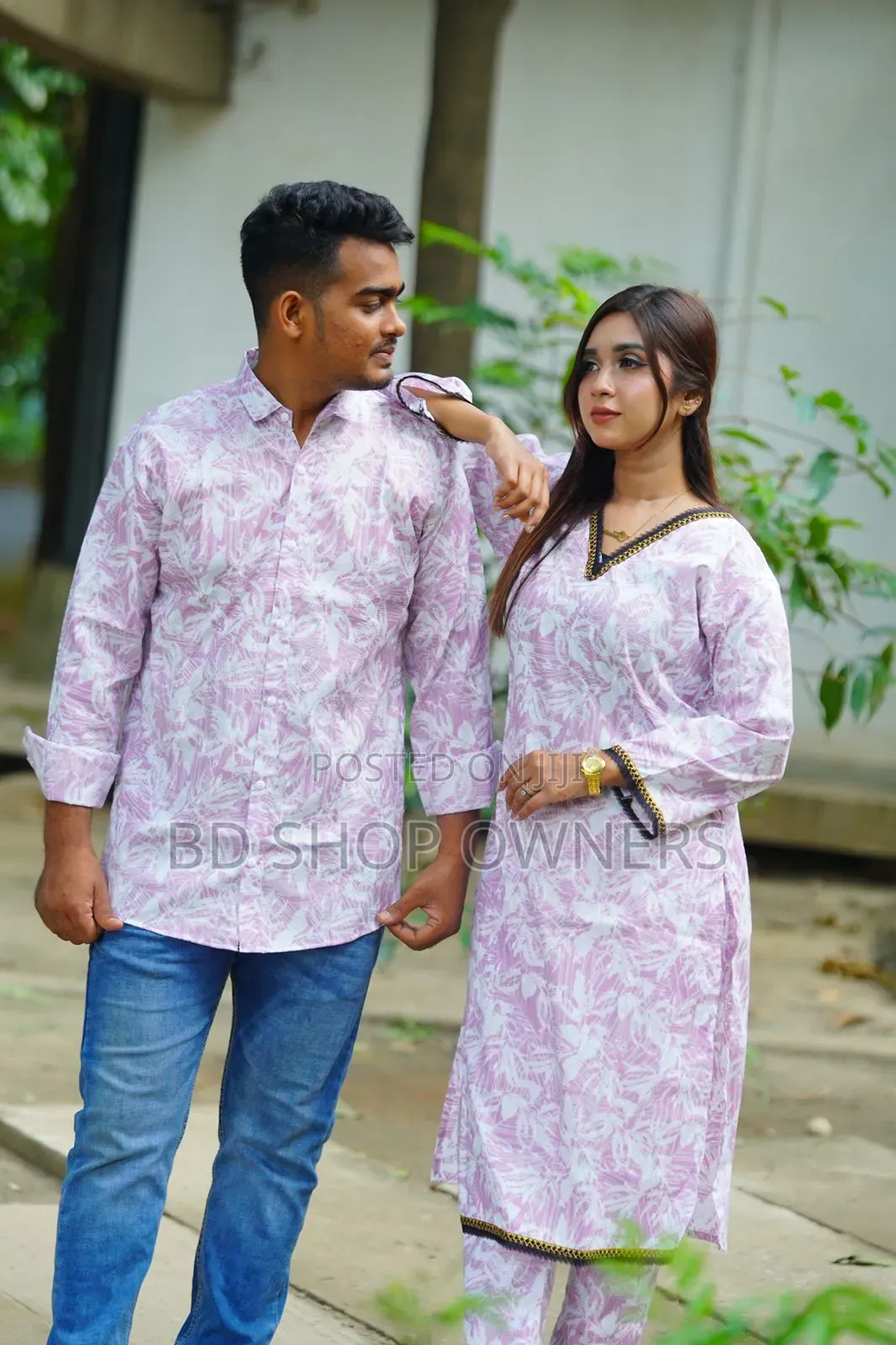 Shirt Three Piece Couple Set