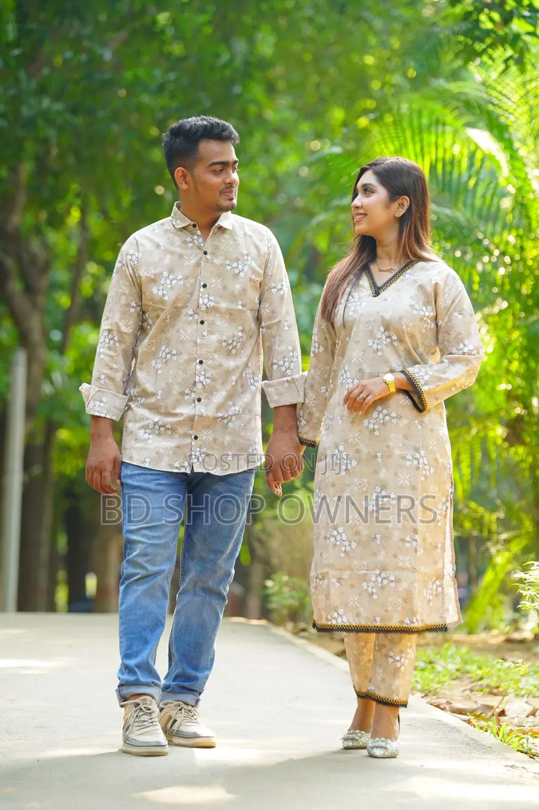 Shirt Three Piece Couple Set