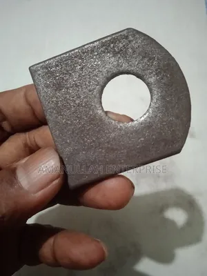 Square Washer, Made of Steel With a Curved Rounded Edge.