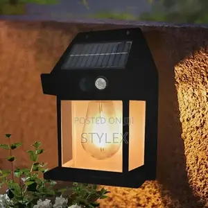 Photo - Outdoor Solar Wall Lamp Lighting Night Light