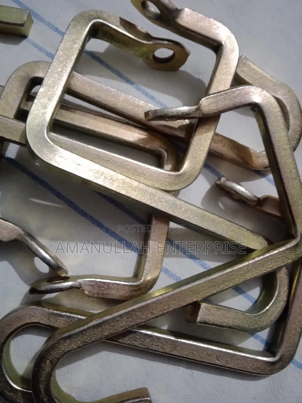 Heavy-Duty S-Hooks Used for Hanging Variety of Items.