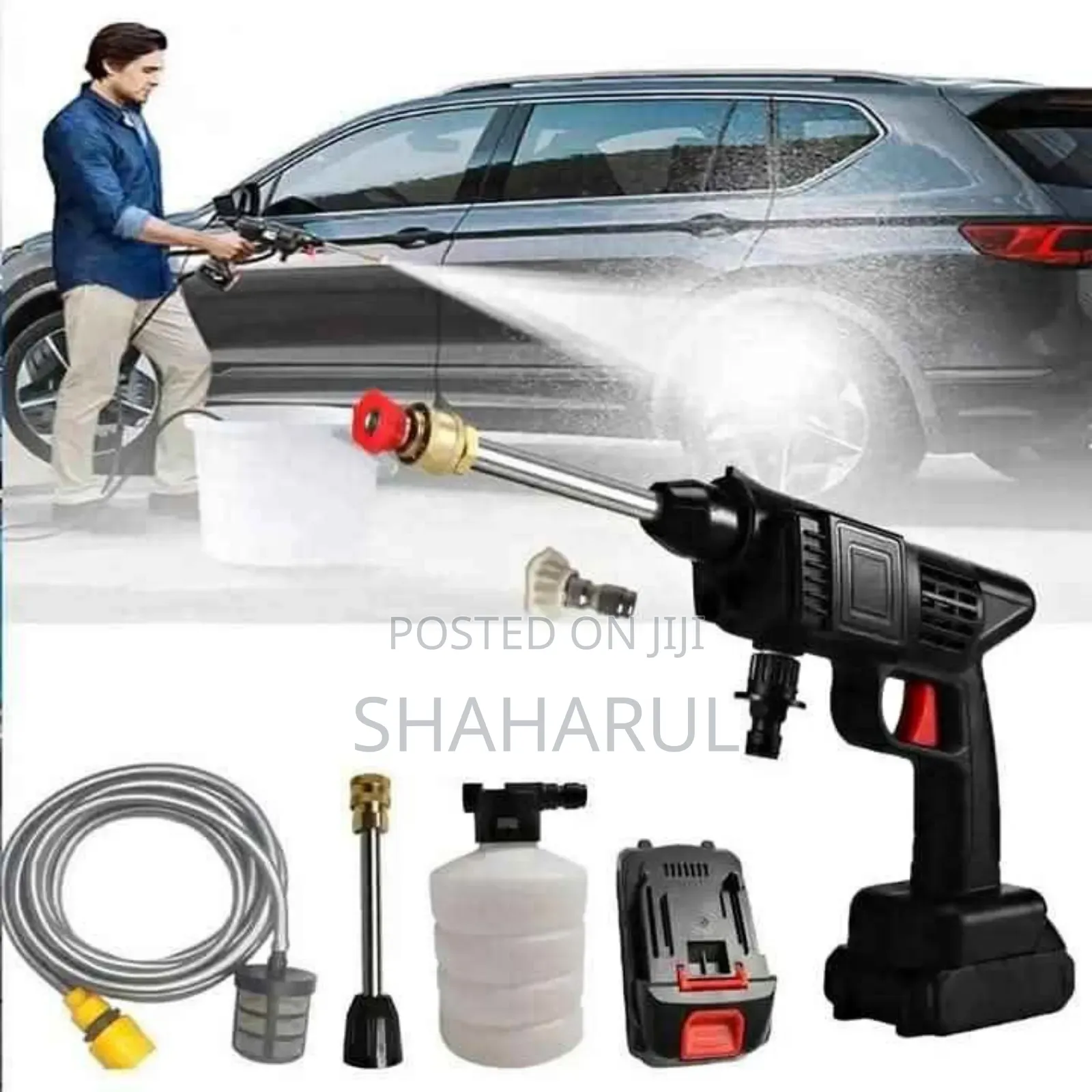 Car Wasing Guns Wireless Rechargeabl Water Pump