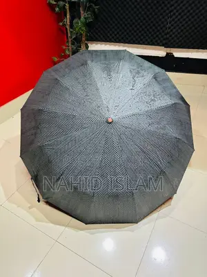 Premium 12-Ribs Automatic Open/Close Wood Handle Umbrella