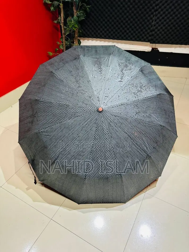 Premium 12-Ribs Automatic Open/Close Wood Handle Umbrella