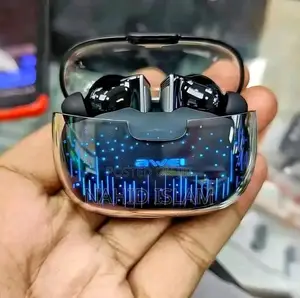 Awei TWS Wireless Earbuds Colorful Light Headphones